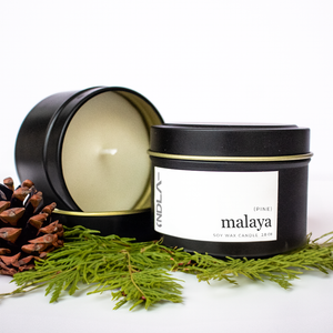 malaya (pine) - Deluxe Tin Container